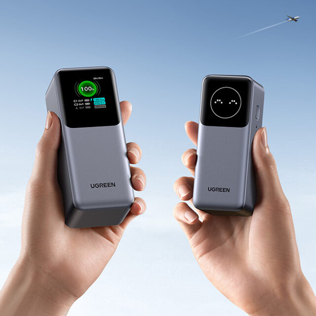 UGREEN Nexode Power Bank 20000mAh 130W (left) and UGREEN Nexode Power Bank 12000mAh 100W (right) copy